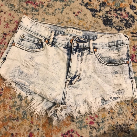 White washed shorts Clearance